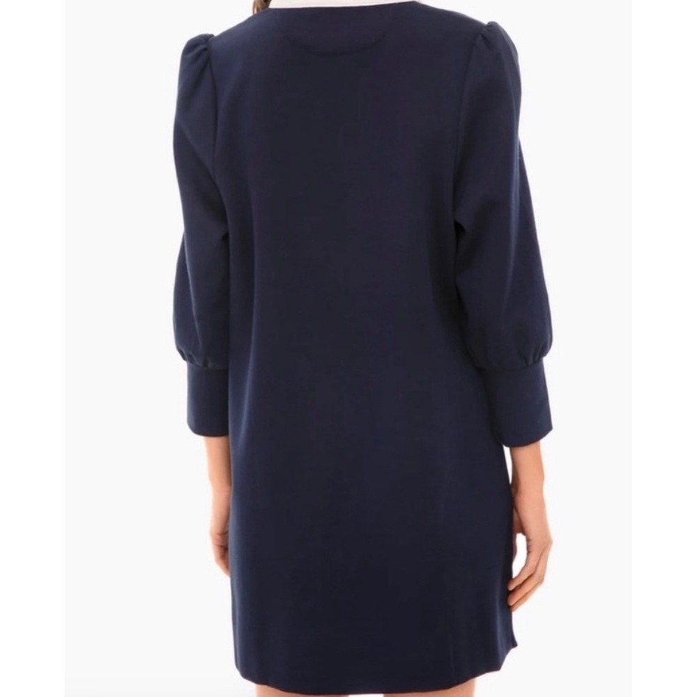 Tuckernuck Pomander Place Charlotte Navy Terry Mini Dress Fall (MSRP: $178) L - Picture 5 of 9